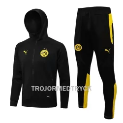 BVB Borussia Dortmund Träningsjacka Hoodie-dräkt 22/23 Svart BVB Borussia Dortmund Träningsjacka Hoodie-dräkt 22/23 Svart