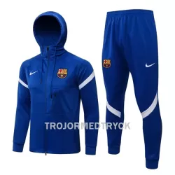 FC Barcelona Träningsjacka Hoodie-dräkt 22/23 Blå FC Barcelona Träningsjacka Hoodie-dräkt 22/23 Blå
