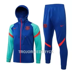 FC Barcelona Träningsjacka Hoodie-dräkt 22/23 Blågrön FC Barcelona Träningsjacka Hoodie-dräkt 22/23 Blågrön