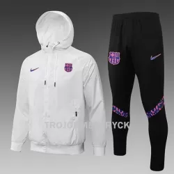 FC Barcelona Träningsjacka Windrunner Suit 22/23 Vit FC Barcelona Träningsjacka Windrunner Suit 22/23 Vit