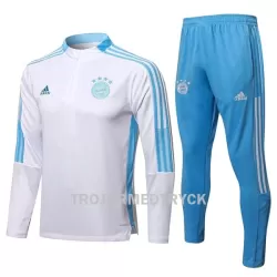 FC Bayern München Träningsträningsoverall Quarter-Zip 22/23 Vit blå FC Bayern München Träningsträningsoverall Quarter-Zip 22/23 Vit blå