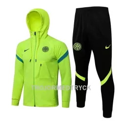 Inter Milan Träningsjacka Hoodie-dräkt 22/23 Grön Inter Milan Träningsjacka Hoodie-dräkt 22/23 Grön