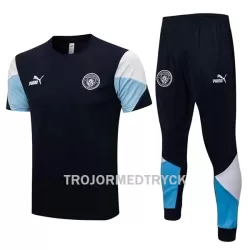 Manchester City Suits Tränings tröjor 22/23 Blå Manchester City Suits Tränings tröjor 22/23 Blå