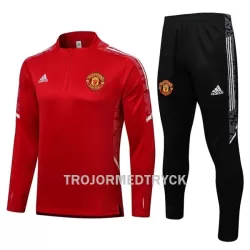 Manchester United Champions League Träningsträningsoverall Quarter-Zip Barn 22/23 Röd vit Manchester United Champions League Träningsträningsoverall Quarter-Zip Barn 22/23 Röd vit