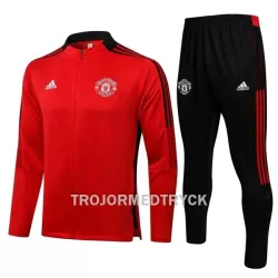 Manchester United Träningsjacka kostymer 22/23 Röd svart Manchester United Träningsjacka kostymer 22/23 Röd svart