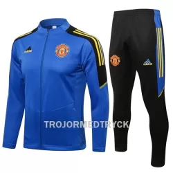 Manchester United Träningsjacka kostymer Barn 22/23 Blå Manchester United Träningsjacka kostymer Barn 22/23 Blå
