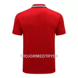 Manchester United Träningspolo 22/23 Röd Svart Vit