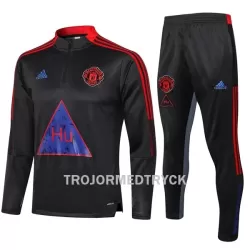 Manchester United Träningsträningsoverall Quarter-Zip Barn 22/23 Mörkgrå Manchester United Träningsträningsoverall Quarter-Zip Barn 22/23 Mörkgrå