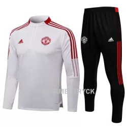 Manchester United Träningsträningsoverall Quarter-Zip Barn 22/23 Vit Manchester United Träningsträningsoverall Quarter-Zip Barn 22/23 Vit