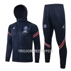 Paris Saint-Germain Träningsjacka Hoodie-dräkt 22/23 Blå Paris Saint-Germain Träningsjacka Hoodie-dräkt 22/23 Blå