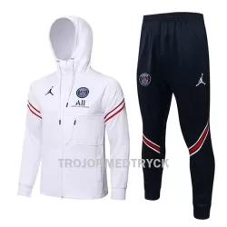 Paris Saint-Germain Träningsjacka Hoodie-dräkt 22/23 Vit Paris Saint-Germain Träningsjacka Hoodie-dräkt 22/23 Vit
