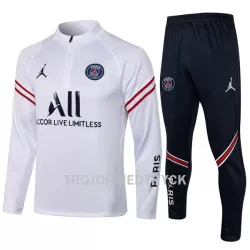 Paris Saint-Germain Träningsträningsoverall Quarter-Zip Barn 22/23 Vit Paris Saint-Germain Träningsträningsoverall Quarter-Zip Barn 22/23 Vit