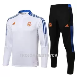 Real Madrid Träningsträningsoverall Quarter-Zip 22/23 Vit blå Real Madrid Träningsträningsoverall Quarter-Zip 22/23 Vit blå