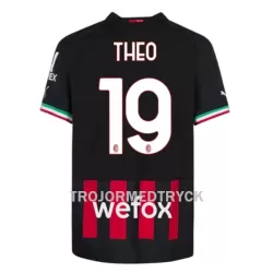 AC Milan Theo 19 Fotbollströja Hemma 22/23 AC Milan Theo 19 Fotbollströja Hemma 22/23