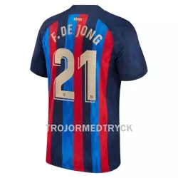 FC Barcelona Frenkie de Jong 21 Fotbollströja Hemma 22/23 FC Barcelona Frenkie de Jong 21 Fotbollströja Hemma 22/23