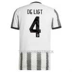 Juventus De Ligt 4 Fotbollströja Hemma 22/23