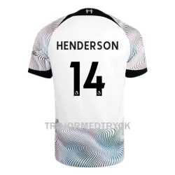 Liverpool Henderson 14 Fotbollströja Borta 22/23 Liverpool Henderson 14 Fotbollströja Borta 22/23