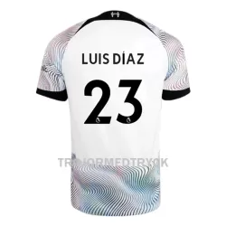 Liverpool Luis Díaz 23 Fotbollströja Borta 22/23 Liverpool Luis Díaz 23 Fotbollströja Borta 22/23