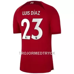 Liverpool Luis Díaz 23 Fotbollströja Hemma 22/23 Liverpool Luis Díaz 23 Fotbollströja Hemma 22/23