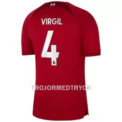 Liverpool Virgil 4 Fotbollströja Hemma 22/23 Liverpool Virgil 4 Fotbollströja Hemma 22/23