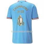 Manchester City Champions 22 Fotbollströja Hemma 22/23