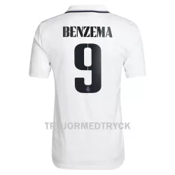 Real Madrid Benzema 9 Fotbollströja Hemma 22/23 Real Madrid Benzema 9 Fotbollströja Hemma 22/23