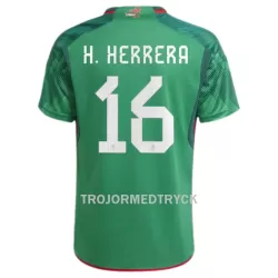 Mexiko H.HERRERA 16 VM 2022 Fotbollströja Hemma Mexiko H.HERRERA 16 VM 2022 Fotbollströja Hemma