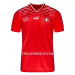 Schweiz VM 2022 Fotbollströja Hemma