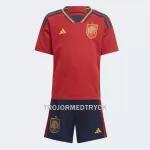 Spanien VM 2022 Fotbollströja Barn Hemma