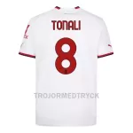 AC Milan Tonali 8 Fotbollströja Borta 22/23