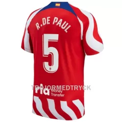 Atlético Madrid R. De Paul 5 Fotbollströja Hemma 22/23 Atlético Madrid R. De Paul 5 Fotbollströja Hemma 22/23