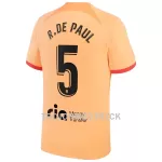 Atlético Madrid R. De Paul 5 Fotbollströja Tredje 22/23