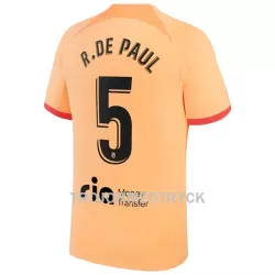 Atlético Madrid R. De Paul 5 Fotbollströja Tredje 22/23 Atlético Madrid R. De Paul 5 Fotbollströja Tredje 22/23
