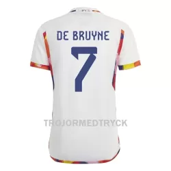 Belgien De Bruyne 7 VM 2022 Fotbollströja Borta Belgien De Bruyne 7 VM 2022 Fotbollströja Borta