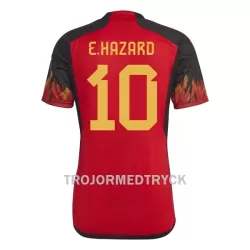 Belgien Hazard 10 VM 2022 Fotbollströja Hemma Belgien Hazard 10 VM 2022 Fotbollströja Hemma