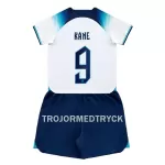 England Kane 9 VM 2022 Fotbollströja Barn Hemma