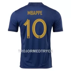 Frankrike Mbappé 10 VM 2022 Fotbollströja Hemma Frankrike Mbappé 10 VM 2022 Fotbollströja Hemma