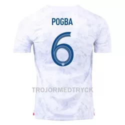 Frankrike Pogba 6 VM 2022 Fotbollströja Borta Frankrike Pogba 6 VM 2022 Fotbollströja Borta
