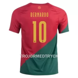 Portugal Bernardo 10 VM 2022 Fotbollströja Hemma Portugal Bernardo 10 VM 2022 Fotbollströja Hemma