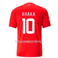 Schweiz Xhaka 10 VM 2022 Fotbollströja Hemma Schweiz Xhaka 10 VM 2022 Fotbollströja Hemma