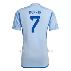 Spanien Morata 7 VM 2022 Fotbollströja Borta Spanien Morata 7 VM 2022 Fotbollströja Borta