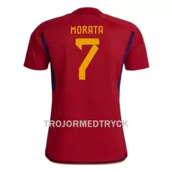 Spanien Morata 7 VM 2022 Fotbollströja Hemma Spanien Morata 7 VM 2022 Fotbollströja Hemma