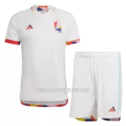 Belgien VM 2022 Fotbollströja Barn Borta Belgien VM 2022 Fotbollströja Barn Borta