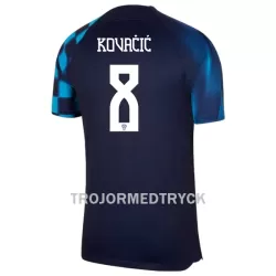 Kroatien Kovacic 8 VM 2022 Fotbollströja Borta Kroatien Kovacic 8 VM 2022 Fotbollströja Borta