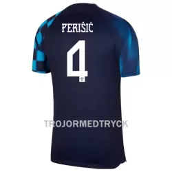 Kroatien Perišić 4 VM 2022 Fotbollströja Borta Kroatien Perišić 4 VM 2022 Fotbollströja Borta