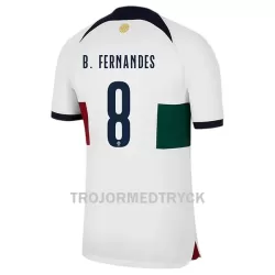 Portugal Bruno Fernandes 8 VM 2022 Fotbollströja Borta Portugal Bruno Fernandes 8 VM 2022 Fotbollströja Borta
