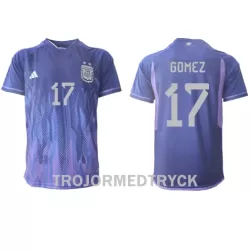 Argentina Alejandro Gomez 17 VM 2022 Fotbollströja Borta Argentina Alejandro Gomez 17 VM 2022 Fotbollströja Borta