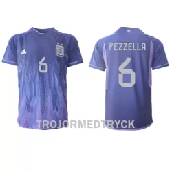 Argentina German Pezzella 6 VM 2022 Fotbollströja Borta Argentina German Pezzella 6 VM 2022 Fotbollströja Borta