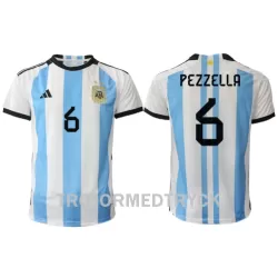 Argentina German Pezzella 6 VM 2022 Fotbollströja Hemma Argentina German Pezzella 6 VM 2022 Fotbollströja Hemma