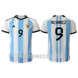 Argentina Julian Alvarez 9 VM 2022 Fotbollströja Hemma Argentina Julian Alvarez 9 VM 2022 Fotbollströja Hemma
